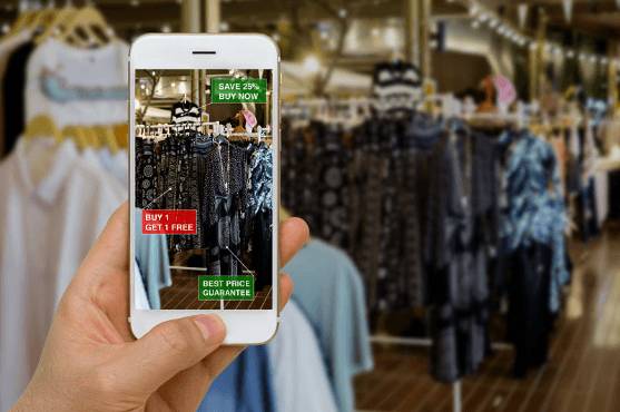 AR-revolution in shopping: blink to buy