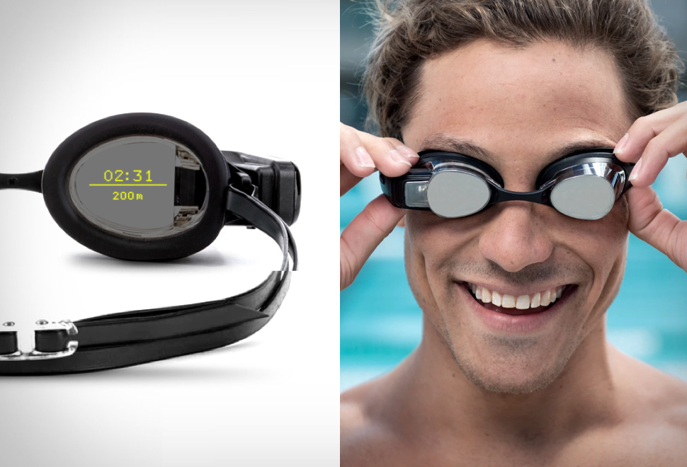 Form releases the first-ever AR swimming goggle