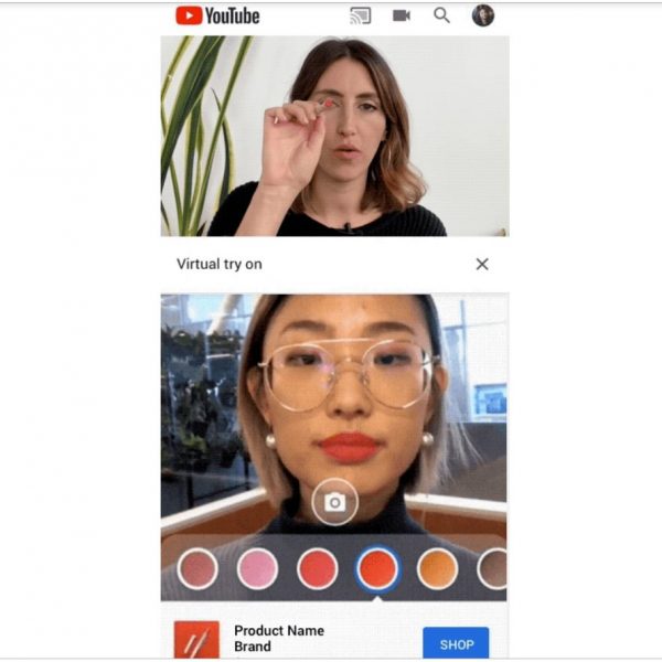 YouTube launched cosmetics AR try-on experience in collaboration with Mac Cosmetics